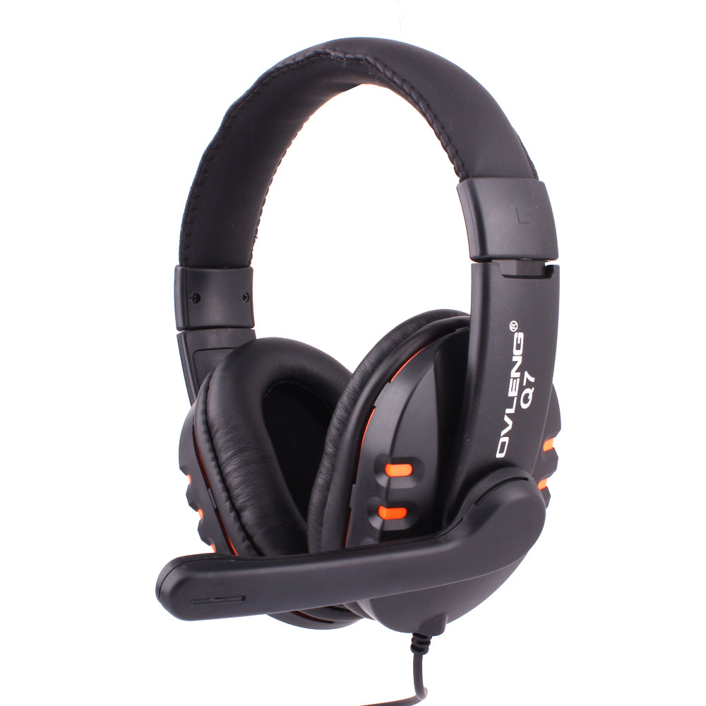 OVLENG Q7 Over-Ear HiFi Sound Gaming Headset Volume Adjustable Function USB Cable Wired Headphone E-Sports Earphone with Microphone OVLENG Q7 Over-Ear HiFi Sound Gaming Headset Volume Adjustable Function USB Cable Wired Headphone E-Sports Earphone with Microphone